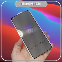 Kính cường lực cho Xiaomi Mi 11 Lite chống nhìn trộm full viền đen