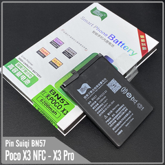 Thay pin cho Poco X3 NFC - Poco X3 Pro, Suiqi BN57 5160mAh