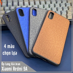 Ốp lưng cho Xiaomi Redmi 9A , giả JEAN viền TPU dẻo