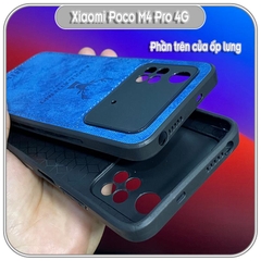 Ốp lưng cho Xiaomi Poco M4 Pro 4G giả da con hươu DEER