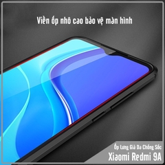 Ốp lưng cho Xiaomi Redmi 9A Giả da chống sốc Auto Focus