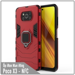 Ốp lưng cho Xiaomi Poco X3 NFC - X3 PRO iRON - MAN IRING Nhựa PC cứng viền dẻo chống sốc