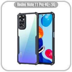 Ốp lưng cho Xiaomi Redmi Note 11 Pro 4G - 5G chống sốc trong viền nhựa dẻo XunDD