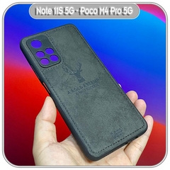 Ốp lưng cho Xiaomi Redmi Note 11S 5G - Poco M4 Pro 5G giả da con hươu DEER