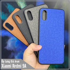 Ốp lưng cho Xiaomi Redmi 9A , giả JEAN viền TPU dẻo