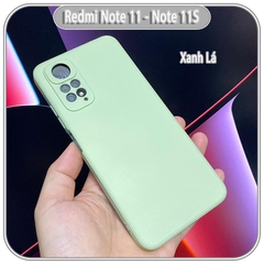 Ốp lưng cho Xiaomi Redmi Note 11 - Note 11S 4G, Choice viền vuông nhựa TPU dẻo màu lót nhung che camera