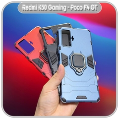 Ốp lưng cho Xiaomi Redmi K50 Gaming - Poco F4 GT, iRON MAN IRING Nhựa PC cứng viền dẻo chống sốc