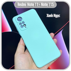 Ốp lưng cho Xiaomi Redmi Note 11 - Note 11S 4G, Choice viền vuông nhựa TPU dẻo màu lót nhung che camera