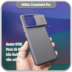 Ốp Redmi K70 - K70 Pro - K70E - Poco X6 Pro, Nillkin CamShield Pro che camera