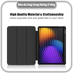 Bao da cho Xiaomi Pad 7 - 7 Pro, lưng trong không ố vàng