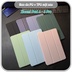 Bao da cho Xiaomi Pad 7 - 7 Pro, mặt trước PU, mặt sau TPU dẻo