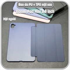 Bao da Xiaomi Pad Mini 8.8 inch, mặt trước PU, mặt sau TPU dẻo