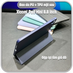 Bao da Xiaomi Pad Mini 8.8 inch, mặt trước PU, mặt sau TPU dẻo