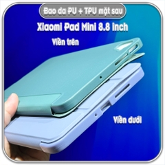 Bao da Xiaomi Pad Mini 8.8 inch, mặt trước PU, mặt sau TPU dẻo