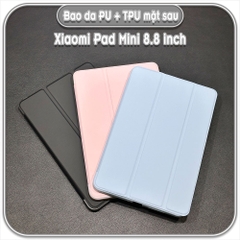 Bao da Xiaomi Pad Mini 8.8 inch, mặt trước PU, mặt sau TPU dẻo