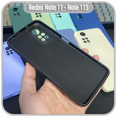 Ốp lưng cho Xiaomi Redmi Note 11 - Note 11S 4G, Choice viền vuông nhựa TPU dẻo màu lót nhung che camera