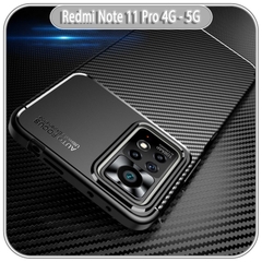 Ốp lưng cho Xiaomi Redmi Note 11 Pro 4G - 5G chống sốc Carbon Auto Focus