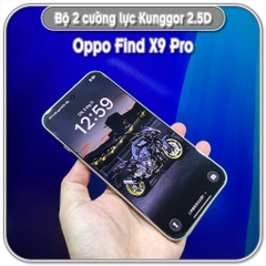 Bộ 2 Cường lực KungGor cho Oppo Find X9 Pro