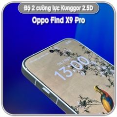 Bộ 2 Cường lực KungGor cho Oppo Find X9 Pro