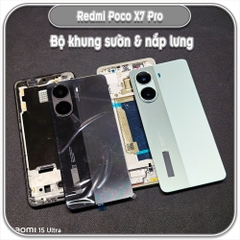 Thay bộ vỏ khung sườn, nắp lưng cho Redmi Poco X7 Pro