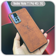 Ốp lưng cho Xiaomi Redmi Note 11 Pro 4G 5G / Note 12 Pro 4G giả da con hươu DEER