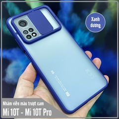 Ốp lưng cho Xiaomi Mi 10T - Mi 10T Pro - Redmi K30S nhám viền màu trượt camera