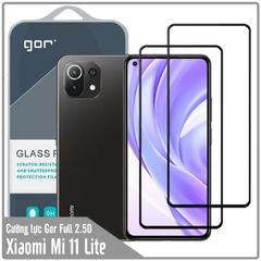 Bộ 2 miếng cường lực GOR Full 2.5D cho Xiaomi Mi 11 Lite 4G - 5G