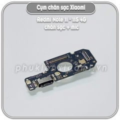 Cụm chân sạc + Mic Redmi Note 11 4G - Note 11S zin