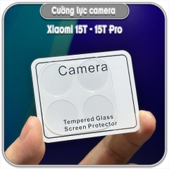Cường lực Camera cho Xiaomi 15T - 15T Pro, Trong suốt