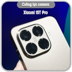 Cường lực Camera cho Xiaomi 15T - 15T Pro, Trong suốt