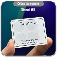 Cường lực Camera cho Xiaomi 15T - 15T Pro, Trong suốt