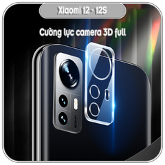 Cường lực Camera cho Xiaomi 12 -12S, 3D full