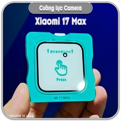 Cường lực Camera cho Xiaomi 17 Max, Trong suốt viền đen