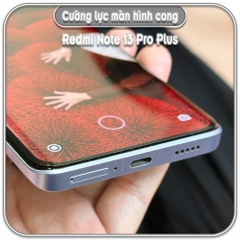 Cường lực Redmi Note 13 Pro Plus 5G, full viền đen MIETUBL