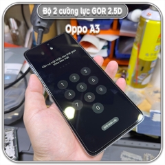 Cường lực Oppo A3, GOR trong 2.5D bộ 2 miếng