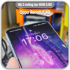 Cường lực Oppo Reno11 F 5G, GOR trong 2.5D bộ 2 miếng