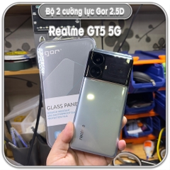 Cường lực Realme GT5 5G, GOR trong 2.5D bộ 2 miếng