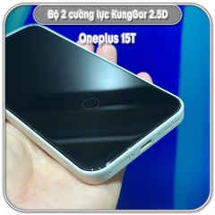 Cường lực KungGor cho Oneplus 15T, trong không viền đen bộ 2 miếng