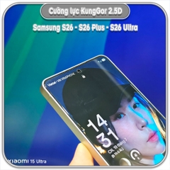 Bộ 2 Cường lực Galaxy S26 - S26 Plus - S26 Ultra, KungGor trong