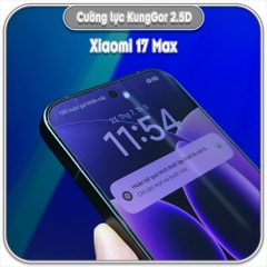 Bộ 2 Cường lực KungGor cho Xiaomi 17 Max, trong không viền đen