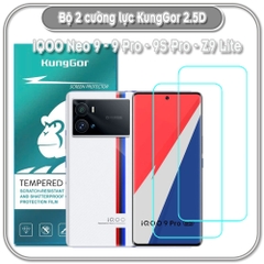 Bộ 2 Cường lực KungGor cho iQOO Neo 9 - 9 Pro - 9S Pro - Z9 Lite