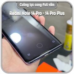 Cường lực Redmi Note 14 Pro - 14 Pro Plus, full viền đen MIETUBL