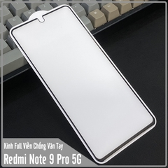 Cường lực nhám Xiaomi Mi 10T Lite - Redmi Note 9 Pro 5G - Full màn chống vân tay cho