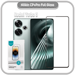 Cường lực Redmi Turbo 3 - Poco F6, Nillkin CP+ Pro full viền đen