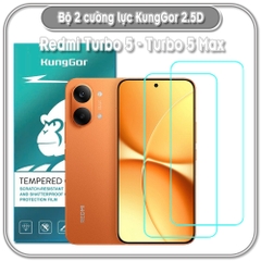 Bộ 2 Cường lực Redmi Turbo 5 - Turbo 5 Max, KungGor trong