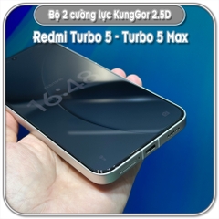 Bộ 2 Cường lực Redmi Turbo 5 - X8 Pro / Turbo 5 Max - Poco X8 Pro Max, KungGor trong