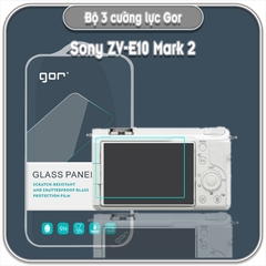 Cường lực Sony ZV-E10 M2, GOR trong 2.5D bộ 3 miếng