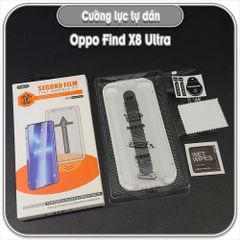 Cường lực trong cho Oppo Find X8 Ultra, không viền đen kèm khung tự dán