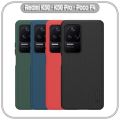 Ốp lưng cho Xiaomi Redmi K50 - K50 Pro Super Frosted Shield nhựa PC cứng Nillkin Pro
