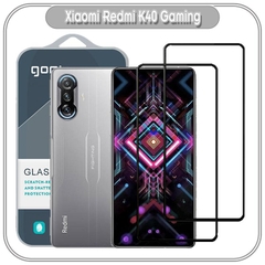 Bộ 2 miếng cường lực GOR Full viền đen 2.5D cho Xiaomi Redmi K40 Gaming